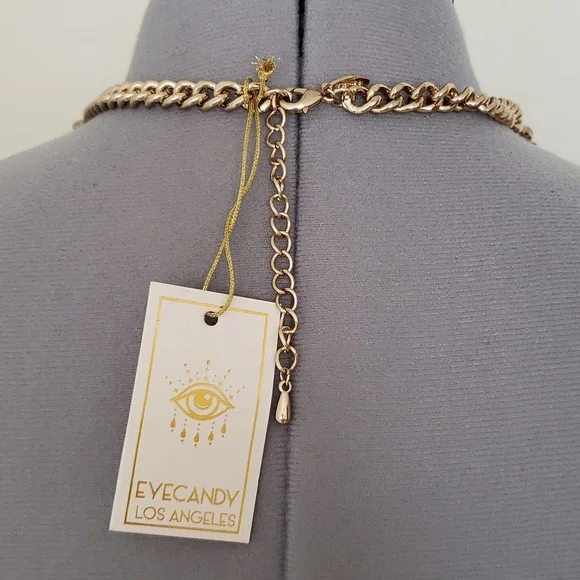 Eye Candy Crystal Necklace NWT - Picture 4 of 4